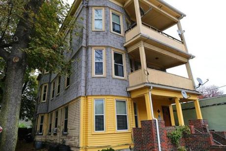 GOP presidential candidate Ben Carson once lived in this three-decker at 6 Glenway St. in Dorchester.
