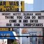 Sav-Mor Liquors is asking the public to come up with its next witty sign. 