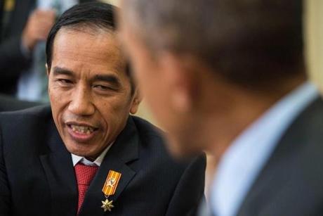 Indonesian President Joko Widodo spoke with President Obama during an October visit to the US.
