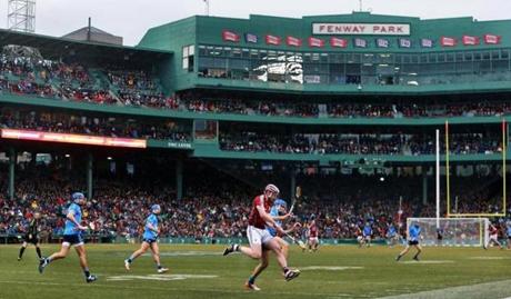 More than 27,000 people attended Sunday?s Fenway Hurling Classic & Irish Fesitval at the historic ballpark.
