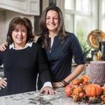 Amanda Santucci (right) has a more healthy take on Thanksgiving food than her aunt, Lauren. 