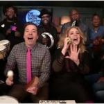 Adele joined Jimmy Fallon and The Roots as part of their classroom instruments feature on ?The Tonight Show.? 