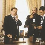 From left: Martin Sheen, Richard Schiff, and Rob Lowe in ?The West Wing.?