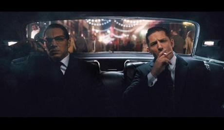 Tom Hardy stars as the Kray twins, Ronnie (far left) and Reggie, in ?Legend.? 
