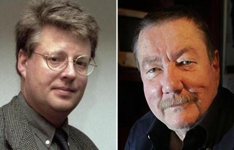 Stieg Larsson (left) and Robert Parker have had their series extended by other writers after death.
