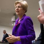 Senator Elizabeth Warren arrived at the Capitol for weekly policy meetings earlier this week.