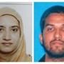 This undated combination of photos provided by the FBI (left) and the California Department of Motor Vehicles shows Tashfeen Malik (left) and Syed Farook. 