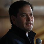 Republican presidential candidate Marco Rubio held a town hall meeting at the Laconia VFW in Laconia, N.H., on Monday.