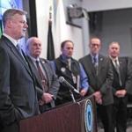 Governor Charlie Baker, joined by emergency management officials, on Wednesday announced a projected $120 million in federal reimbursements.