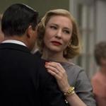 Kyle Chandler (left) as Harge Aird and Cate Blanchett as Carol Aird in a scene from the film 