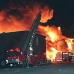 The fire that tore through the Malden Mills plant in Lawrence in December 1995 drew fire departments from as far away as New Hampshire to get it under control. 