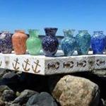 Vases by Maine Coast Creations.