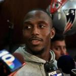 Foxboro Ma 1/25/2015 New England Patriots player Devin McCourty (cq) talks with media during open locker room session. Staff/Photographer Jonathan Wiggs Topic: Reporter