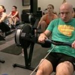 Ned Flint, of Portland, Maine, took part in one of Community Rowing?s new winter drop-in classes.