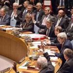 U.N. Security Council members unanimously approved a U.N. resolution endorsing a peace process for Syria including a cease-fire and talks between the Damascus government and the opposition.