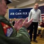 ?Donald Trump is a jerk,? Jeb Bush said at a campaign event in New Hampshire Saturday.