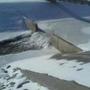 Frozen water was seen at Antero Reservoir last week, when temperatures reached minus 51 degrees. 