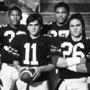 Peter Marciano (far right) led Brockton High School to a state Super Bowl title in 1984. In college, he played for the University of Iowa. 