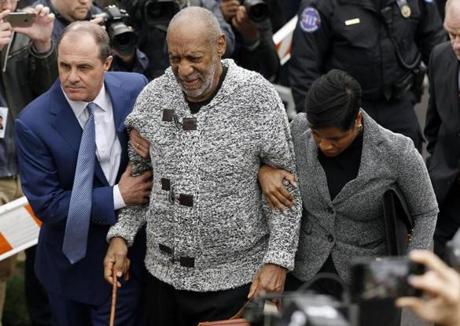 Bill Cosby arrived at court for his arraignment in Elkins Park, Pa. 
