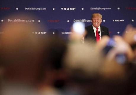 U.S. Republican presidential candidate Donald Trump spoke to supporters at the Westin Hilton Head Island Resort and Spa in Hilton Head Island, South Carolina. 
