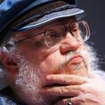 Author George R.R. Martin arrived at the premiere for the third season of the HBO television series 