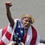 Meb Keflezighi celebrated his victory in the 118th Boston Marathon as the first American man to win the race in 31 years. 