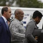 Bill Cosby, accompanied by two attorneys, left the Cheltenham Township Police Department in Pennsylvania, where he was processed after being charged with aggravated indecent assault. 