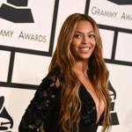 Beyonce at the 57th annual Grammy Awards last year.