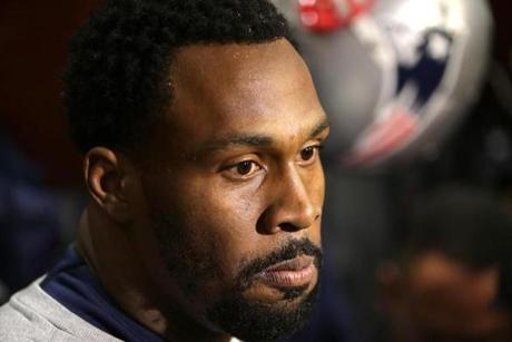 Foxborough, MA - 01/07/16 - New England Patriots running back Steven Jackson. The New England Patriots practice in Foxborough. - (Barry Chin/Globe Staff), Section: Sports, Reporter: Michael Whitmer, Topic: 08Patriots, LOID: 8.2.1124833195. 
