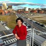 By 2018, Governor Gina Raimondo wants to create 6,000 to 10,000 new jobs that pay at least $50,000 a year. Over the last year or so, she has visited New York, California, Connecticut, and Massachusetts.