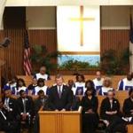 Governor Charlie Baker spoke at Twelfth Baptist Church, which Martin Luther King Jr. attended as a Boston University student.