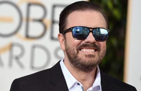Few people escaped the wrath of Golden Globes host Ricky Gervais during the show.
