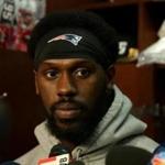 01/13/2015 Foxboro Ma. New England Patriots player Chandler Jones (cq) talked to the media after Practice. Globe/Staff Photographer Jonathan Wiggs