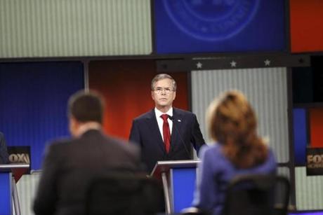 Jeb Bush, the former governor of Florida, participated in the Republican presidential primary debate on Thursday.
