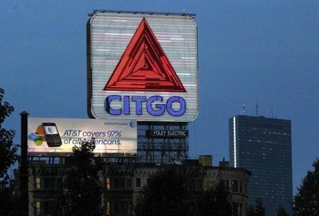 The iconic Citgo sign in Kenmore Square is for sale.
