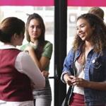 Jessica Sula (right) plays a high school party girl who is pushed into recovery after she?s caught with vodka in her locker.