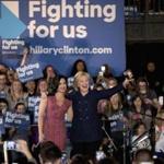 Despite the backing of young celebrities like musician Demi Lovato Democratic presidental candidate Hillary Clinton has been losing ground with college-age voters.