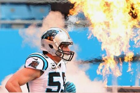 Panthers linebacker Luke Kuechly leads the NFL in tackles since entering the league.
