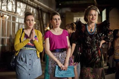 ?Girls? stars (from left): Lena Dunham, Zosia Mamet, Jemima Kirke. 
