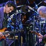 Dead & Company members John Mayer (left) and Bob Weir performing at the DCU Center in Worcester in 2015.