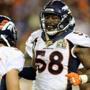After a smashing postseason, expect Von Miller (right) to get the exclusive franchise tag from the Broncos.