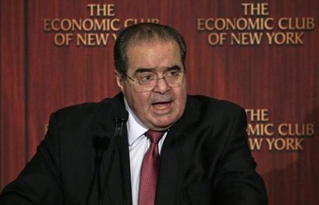 US Supreme Court Associate Justice Antonin Scalia.
