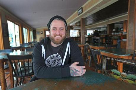 Chef Brandon Baltzley at The 41-70 in Woods Hole.
