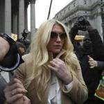 Kesha left the Supreme court in New York.