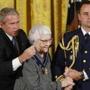 President George W. Bush presented Harper Lee with the Presidential Medal of Freedom on Nov. 5, 2007.