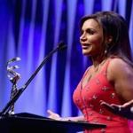 Mindy Kaling onstage during the 18th Costume Designers Guild Awards Tuesday in Beverly Hills, Calif. 