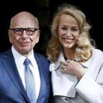 Rupert Murdoch and Jerry Hall were married in London. 