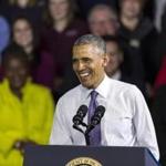 President Barack Obama spoke from the United Community Center Thursday in Milwaukee, Wisconsin.