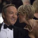 Kevin Spacey and Robin Wright in a scene from ?House of Cards.? 
