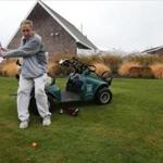 Former sportcaster Bob Lobel filed suit against Woodland Golf Club for barring him from playing with his handicap golf cart.